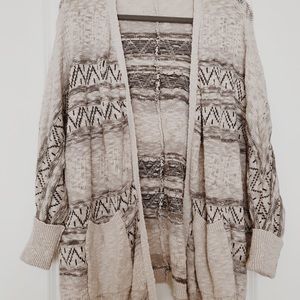 RIPCURL: OVERSIZED KNITTED CARDIGAN